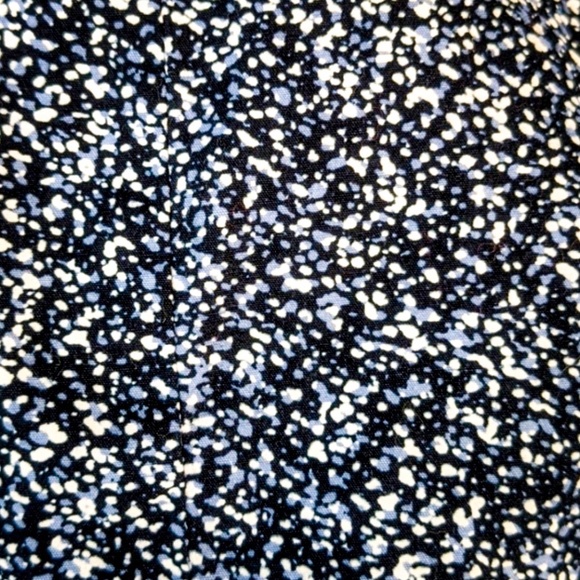 Gap Blue Speckled Peplum Top, sz: 0 - Picture 5 of 12